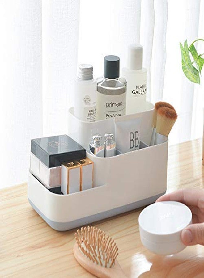 MSA 5 Compartment Soap, Hand Wash, Tooth Brush, Cosmetics, Shaving Kit and Toiletry Stand-Kitchen and Bathroom Sink Caddy Storage Organizer(multi color) - Image 2